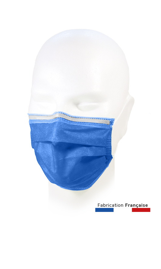 Masque Enfant Type IIR Bleu Roy MPtec