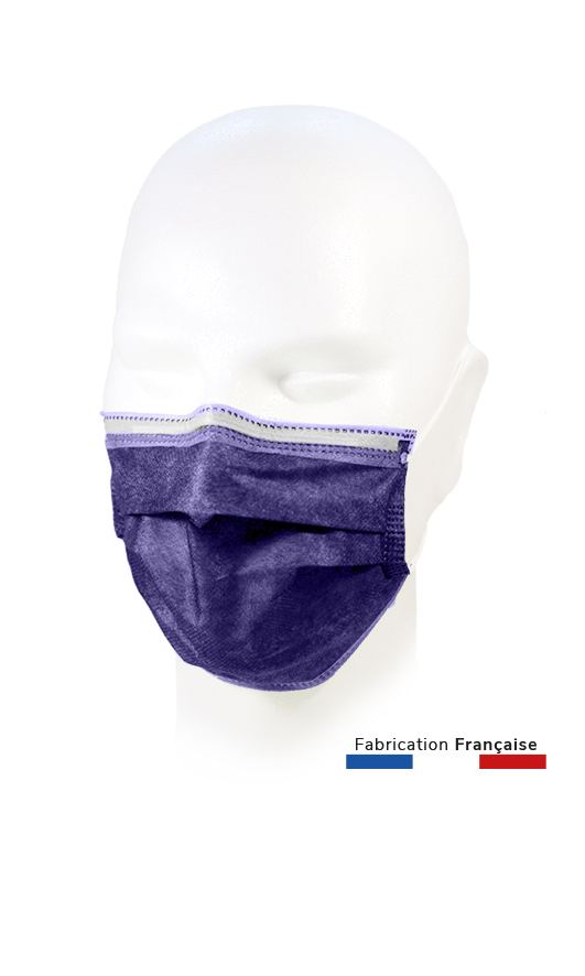 Masque Enfant Type IIR Bleu Jean MPtec