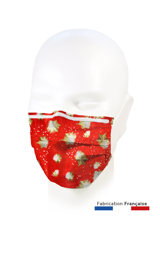 Masque Noël Rouge enfant