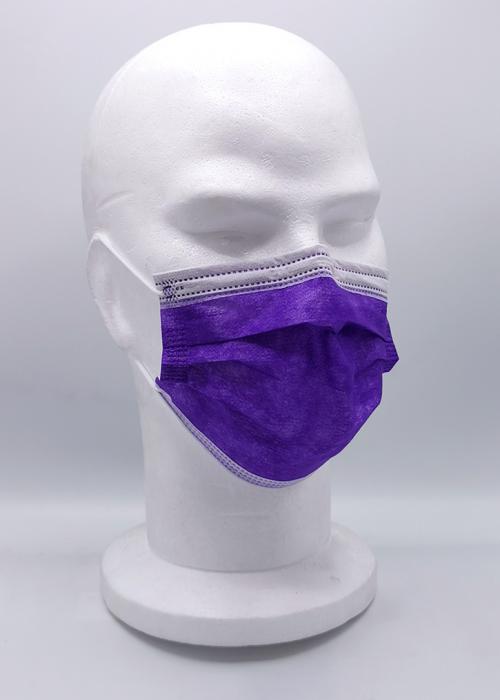 masque adulte catégorie 1 couleur violet contre le Covid-19