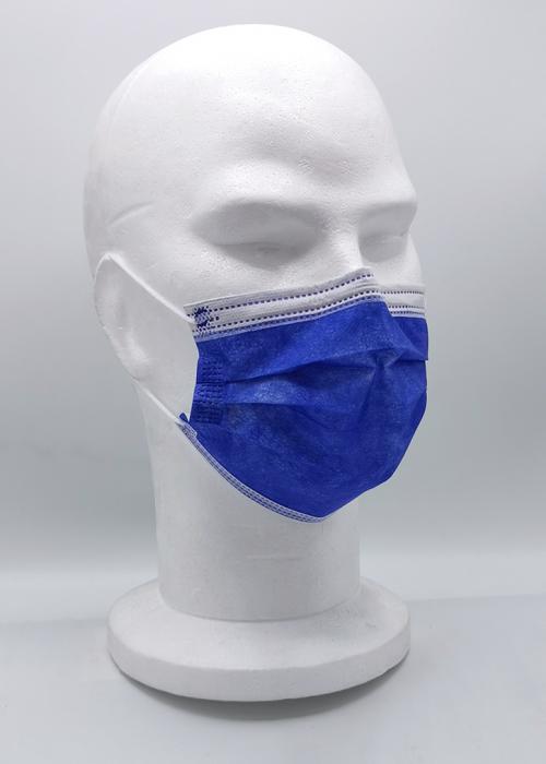 Masque de protection bleu roy pour adultes Mptec confortable