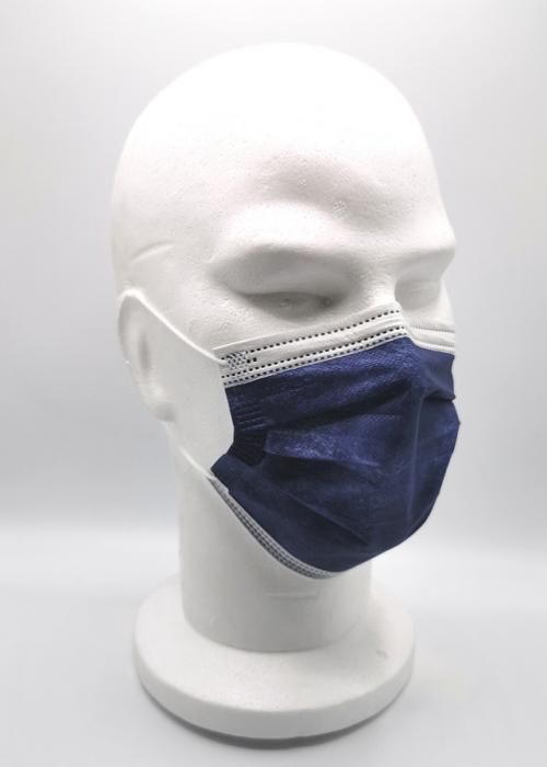 masque de protection adulte bleu jeans Mptec sans allergène