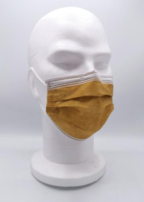 masque de protection de couleur or pour adultes Mptec