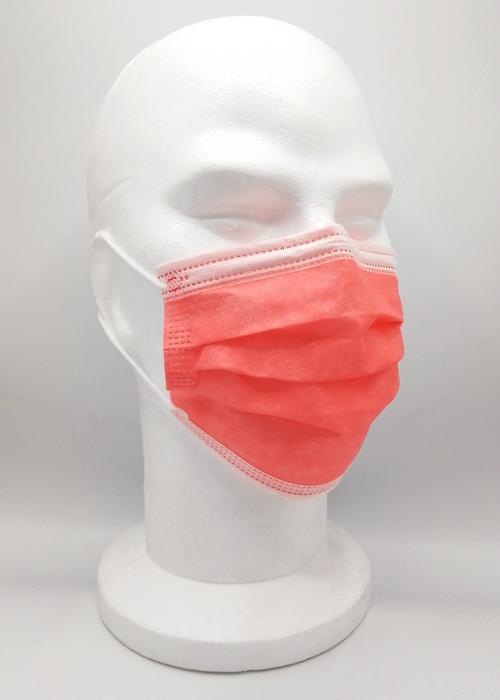 masque catégorie 1 adultes rose saumon sans allergène