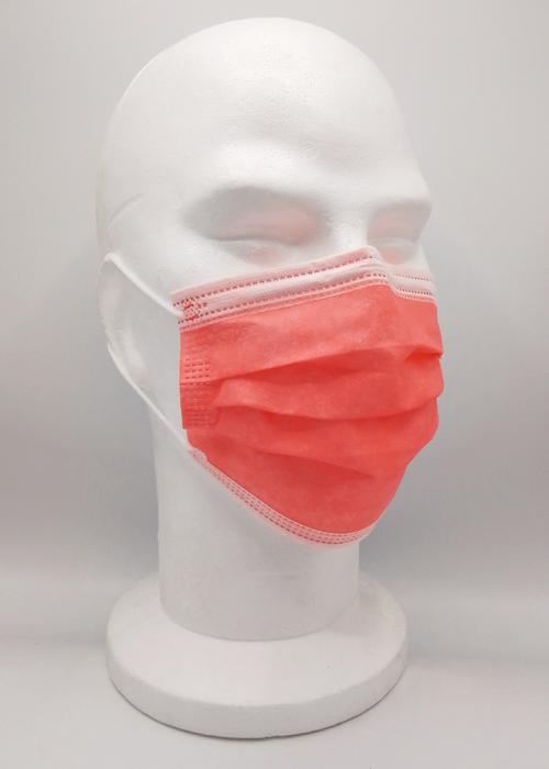 masque de protection rose saumon Mptec pour enfants sans odeur