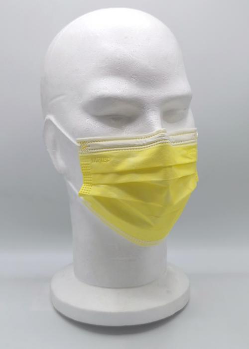 masque de protection jaune soleil Mptec anti-Covid Mptec confortable