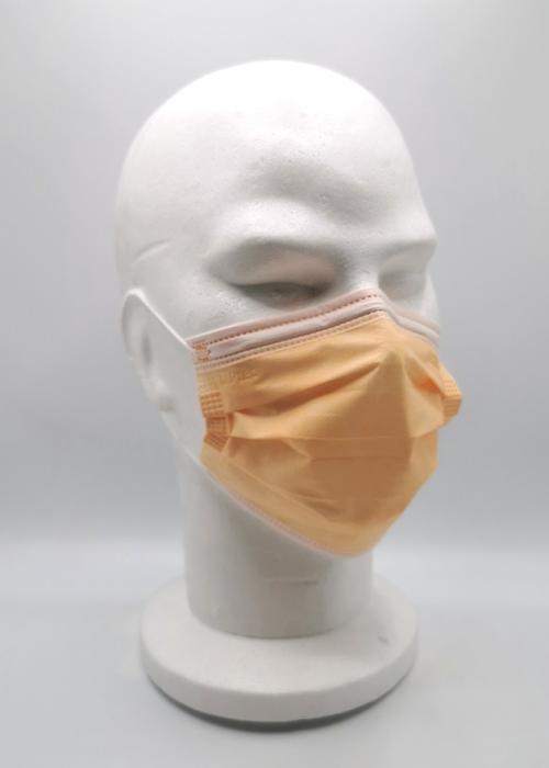 masque enfant couleur pèche protection catégorie 1 sans allergène